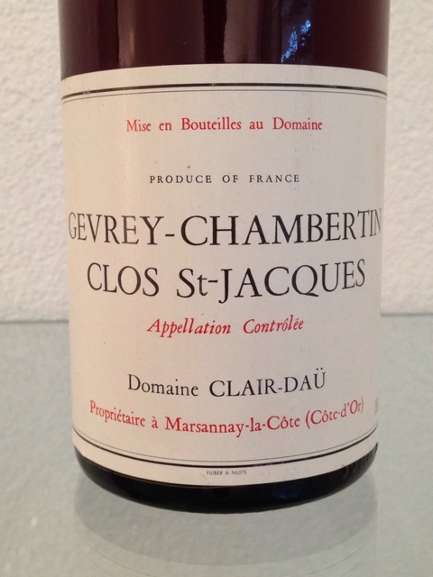クレール ダウG.C Clos St-Jacques Domaine Clair-Daü Gevrey