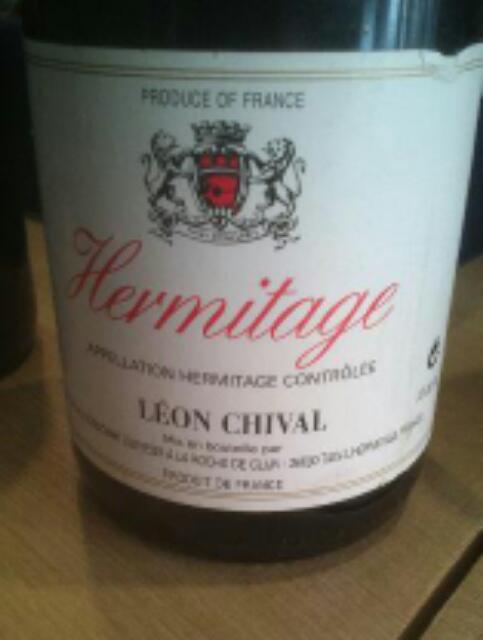 ワイン Vintage HERMITAGE 1986 LEON CHIVAL 750ml Leon Chival Hermitage | Vivino Brasil