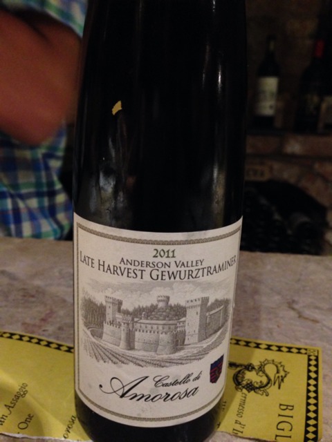 Castello di Amorosa Late Harvest Gewürztraminer | Vivino English