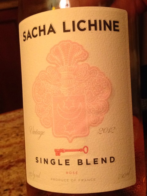 Sacha lichine single blend rose 2014
