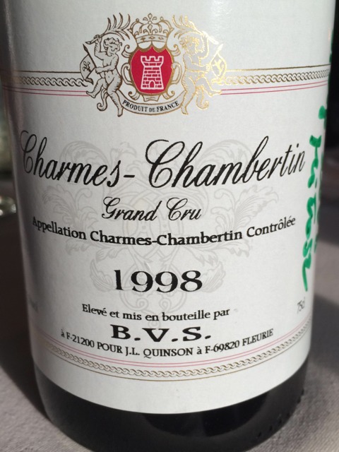 J. L. Quinson Charmes-Chambertin Grand Cru | Vivino English