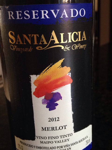 oresama-megane　SANTA ALICIA MERLOT Santa Alicia Merlot Reserva | GotoLiquorStore