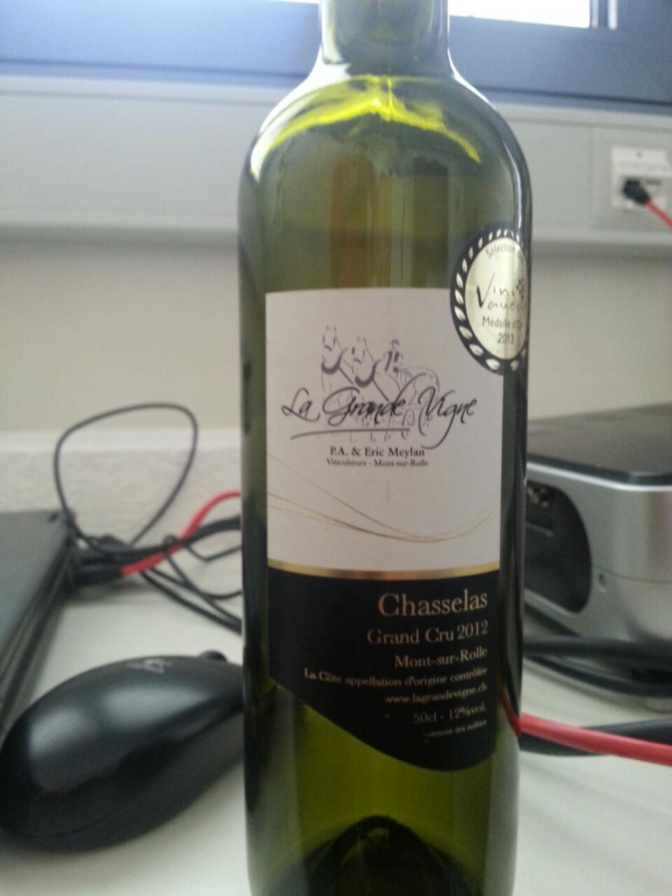 La Grande Vigne Grand Cru Chasselas | Vivino English