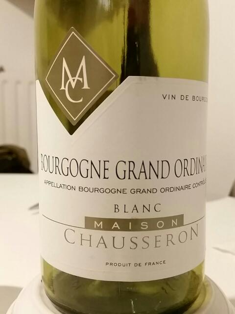 Chausseron Bourgogne Grand Ordinaire Blanc | Vivino 日本語