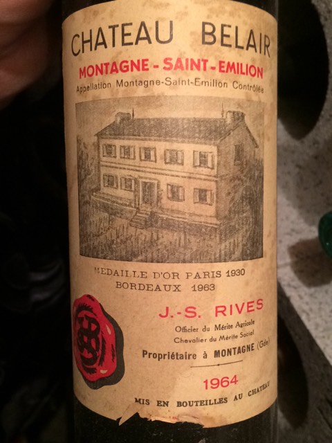 MONTAGNE SAINT EMILION 1964年 フランスワイン