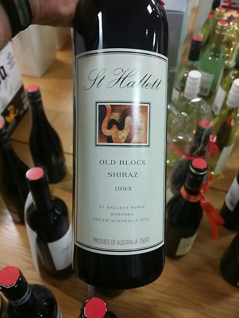 St hallett single vineyard shiraz