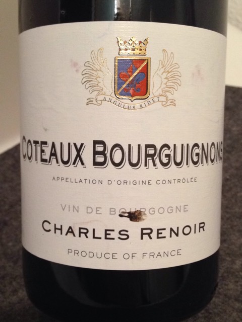 Charles Renoir Coteaux Bourguignons (Bourgogne Grand Ordinaire