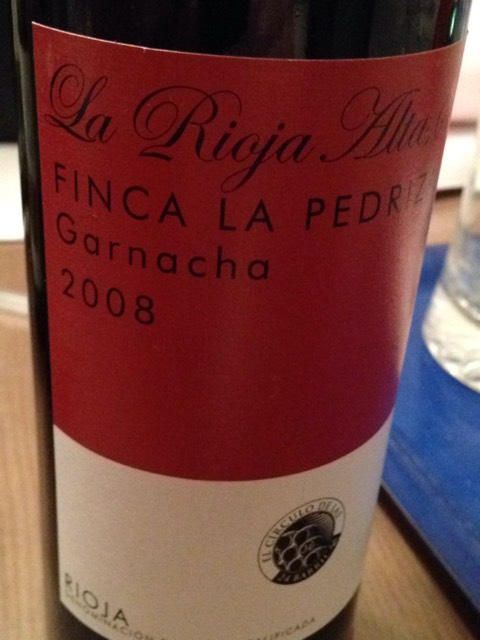 Rioja Finca La Pedriza Garnacha