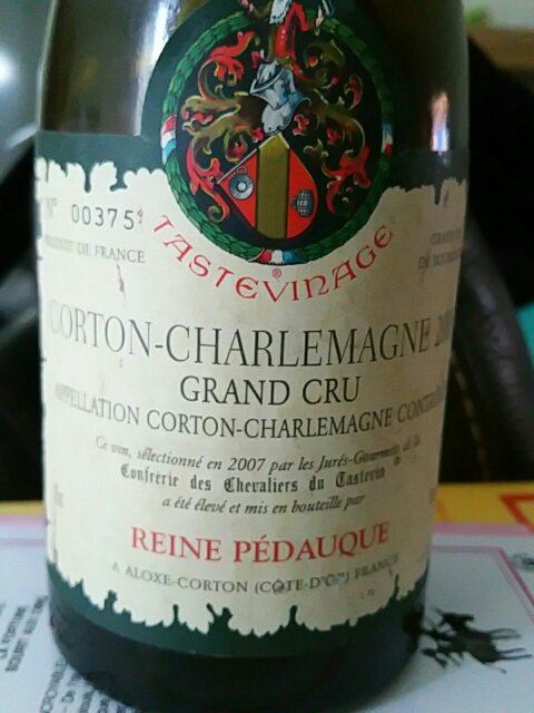 ワイン Reine Pedauque Corton-Charlemagne 2010 Reine Pédauque Tastevinage Corton-Charlemagne Grand Cru | Vivino