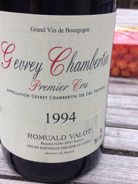 Gevrey-Chambertin 1er Cru 1994年 750ml 1994 Romuald Valot Gevrey-Chambertin Premier Cru | Vivino US