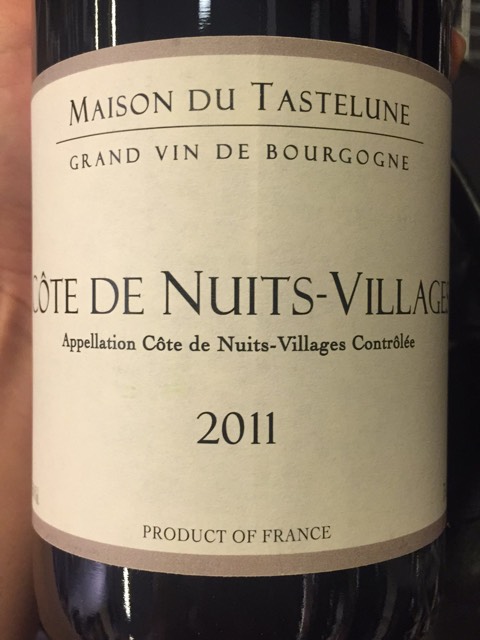 Maison du Tastelune Côte de Nuits Villages | Vivino 日本語