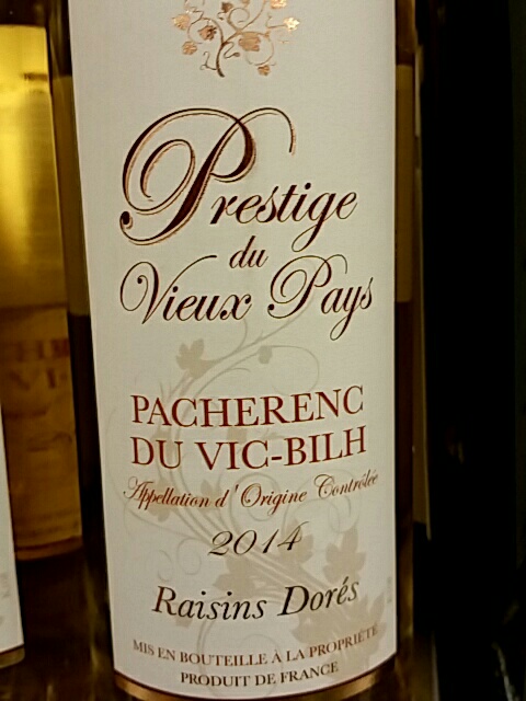 Raisins Dores Prestige du Vieux Pays Pacherenc Du Vic-Bilh