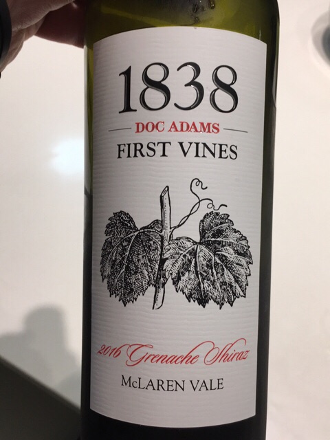 Doc Adams 1838 First Vines Shiraz Wine Info