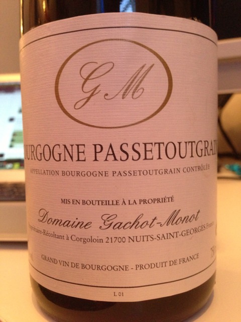 タカヒコ2020 Passetoutgrain 2020 Bourgogne Passetoutgrain Robert Chevillon - Kermit