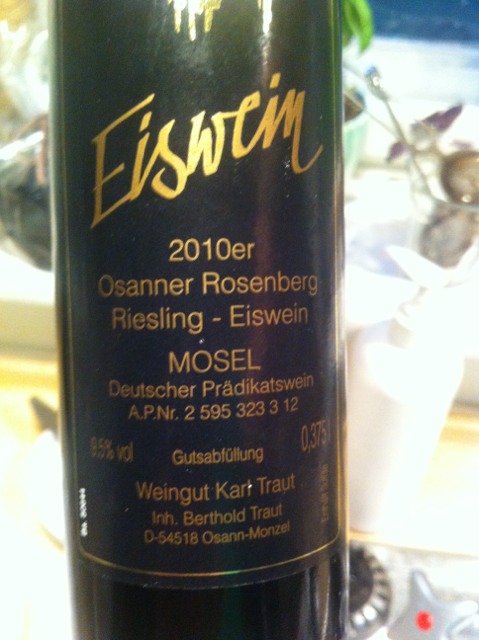 Riesling Eiswein 1995年 500ml ドイツ産 【公式通販】