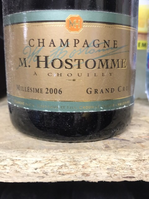ワイン M.Hostomme Champagne Grand Cru Chouilly M. Hostomme & Fils Réserve Blanc de Blancs Champagne Grand Cru
