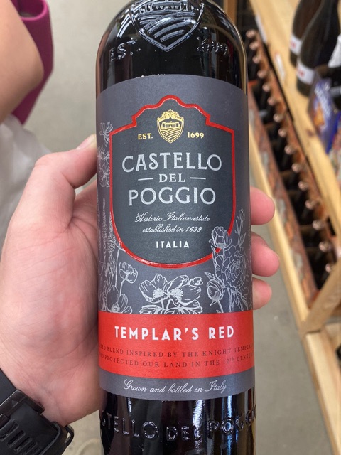 Castello del Poggio Templar's Red Blend | Vivino English