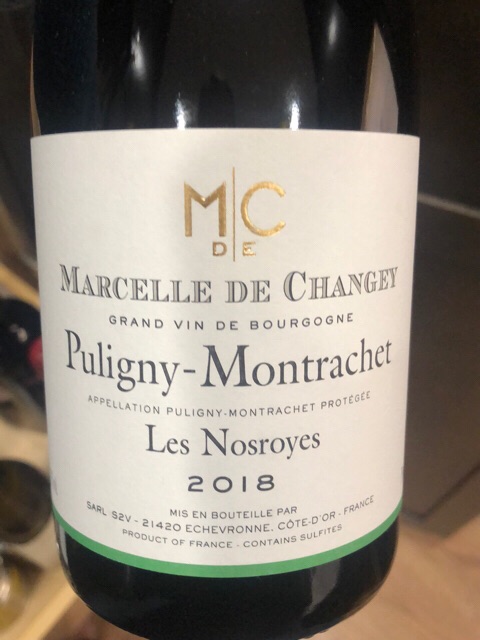 Marcelle de Changey Puligny-Montrachet 'Les Nosroyes' | Vivino English