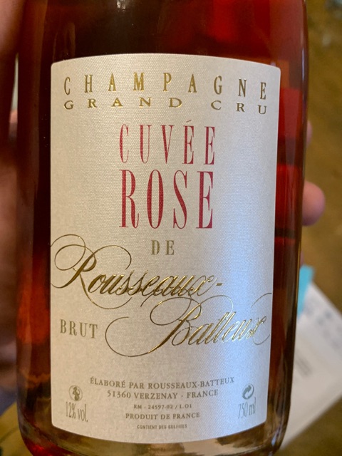 Rousseaux Batteux Cuvée Rosé Brut Champagne Grand Cru | Vivino 日本語