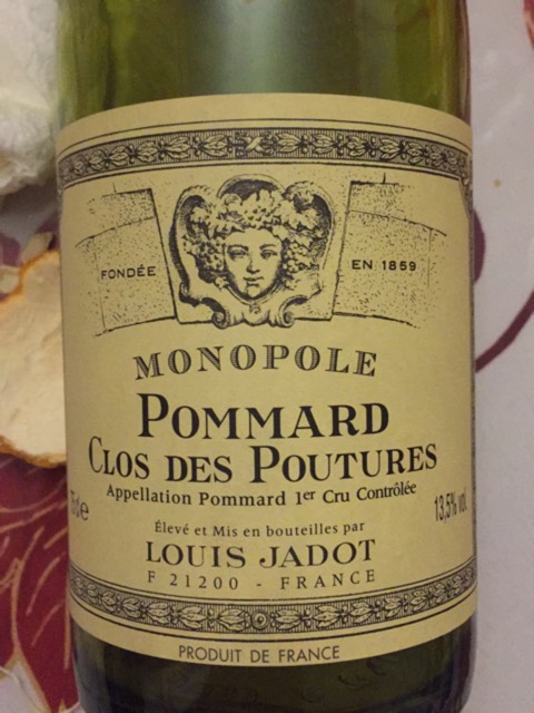 ルイジャドー　ポマール　P.C. セプノ　2013 赤ワイン 2013 Louis Jadot Pommard Clos Des Poutures Monopole | Vivino 日本語