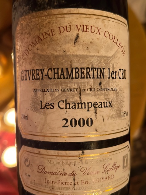 Domaine du Vieux College Gevrey-Chambertin 1er Cru ' Les Champeaux