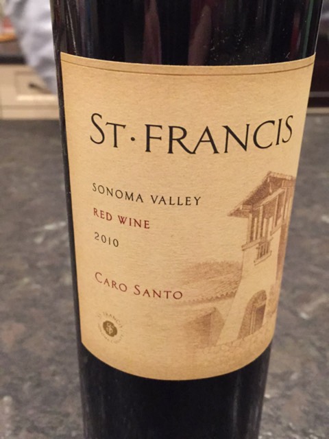 Red Wine St Francis Old Vine Zinfandel Francis Zinfandel Bottle