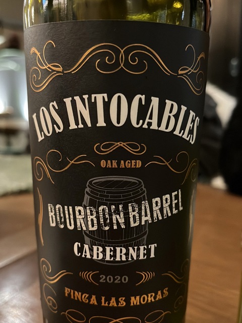 Los Intocables Oak Aged Bourbon Barrel Cabernet