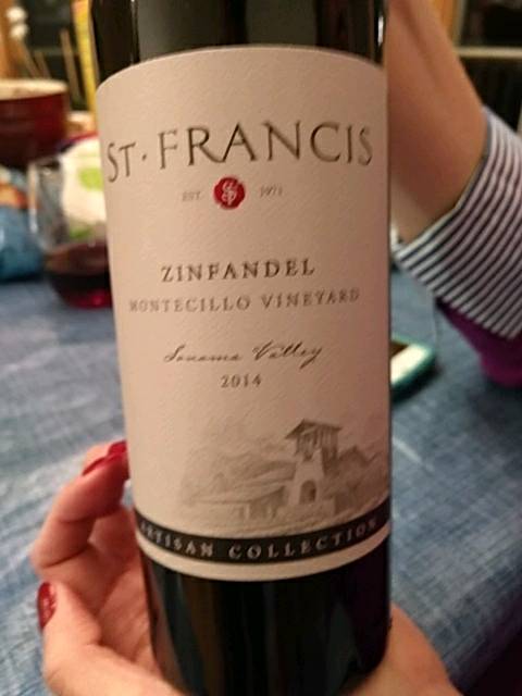 Francis Artisan Collection Montecillo Vineyard Zinfandel