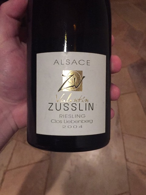 valentin zusslin valentin zusslin alsace clos liebenberg riesling 2004 valentin zusslin valentin zusslin alsace clos liebenberg riesling 2004