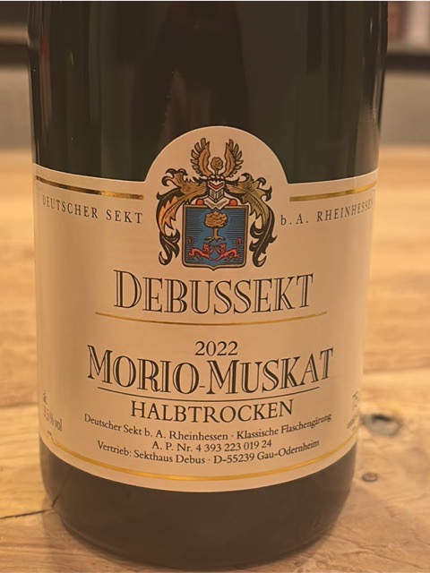 Debus Debussekt Morio Muskat Halbtrocken | Vivino 日本語
