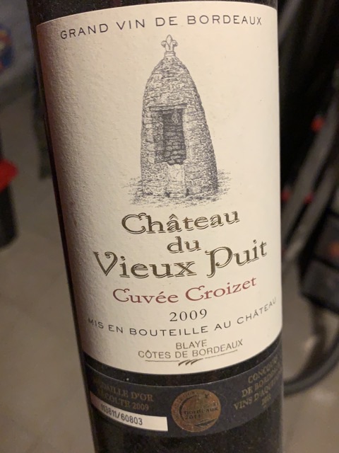 Chateau de Chambert LE PUITS 2015 Château du Vieux Puit Cuvée