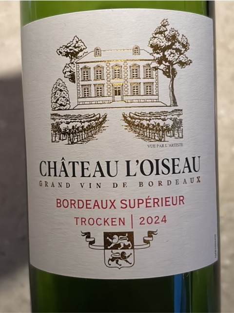 Chateau L'Oiseau Bordeaux Supérieur Trocken | Vivino English