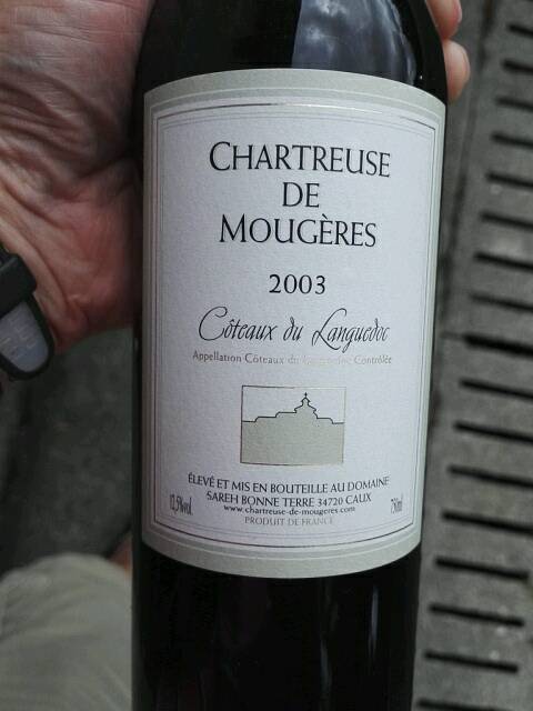 ワイン CHARTREUSE Chartreuse de Mougères Coteaux du Languedoc | Vivino Português