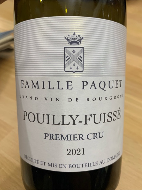 Pouilly-Fuisse, Domaine Camille Paquet