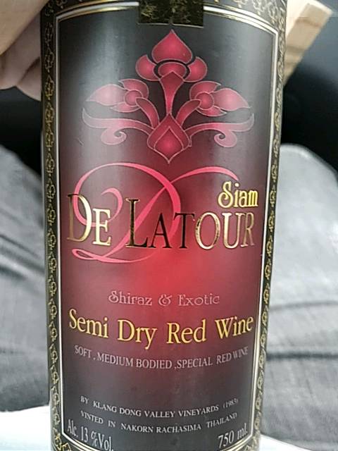 Siam De latour Shiraz Exotic Semi Dry Red | Vivino English