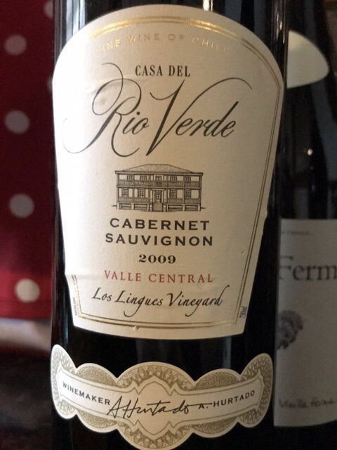 cabernet sauvignon del rios winery menu