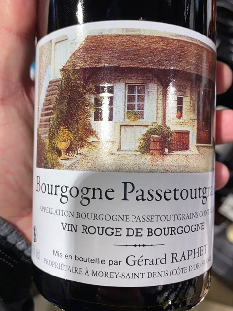 Gérard Raphet Bourgogne Passetoutgrains | Vivino English