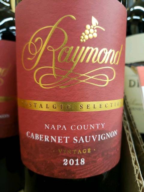 Bottle Raymond Family Classic Cabernet Sauvignon 2018