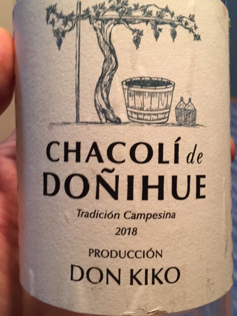 2019 Don Kiko Chacolí de Doñihue Tradición Campesina | Vivino US