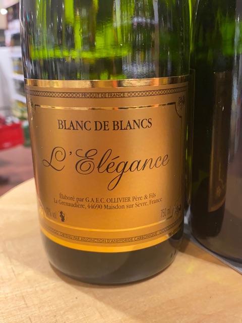 Domaine de la Grenaudière L'Élégance Blanc de Blancs | Vivino English