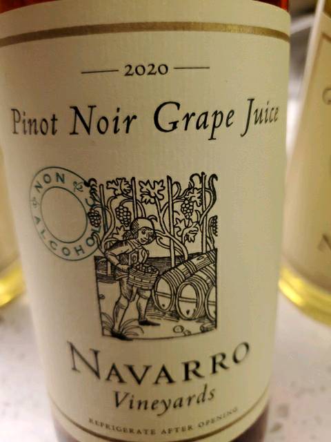 Navarro Vineyards Pinot Noir Grape Juice Vivino English