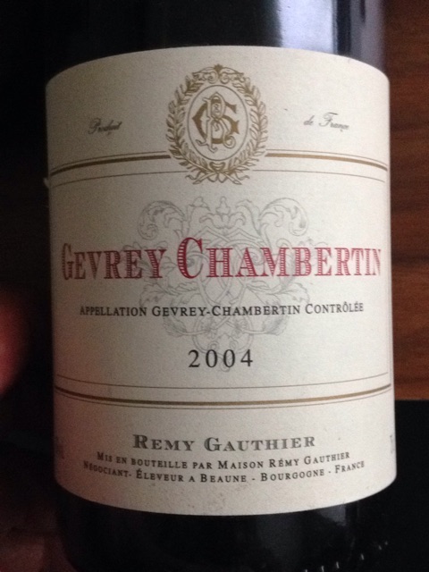 ワイン GEVREY CHAMBERTY WINE Gevrey Chambertin - Stephane Brocard