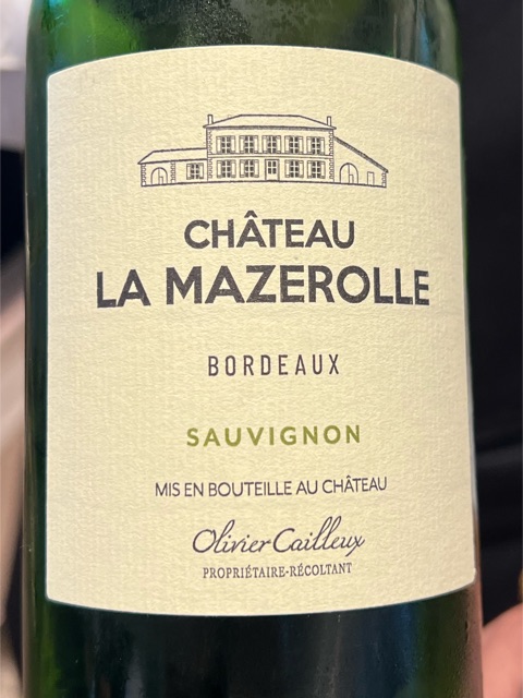 Olivier Cailleux Château La Mazerolle Bordeaux Sauvignon | Vivino