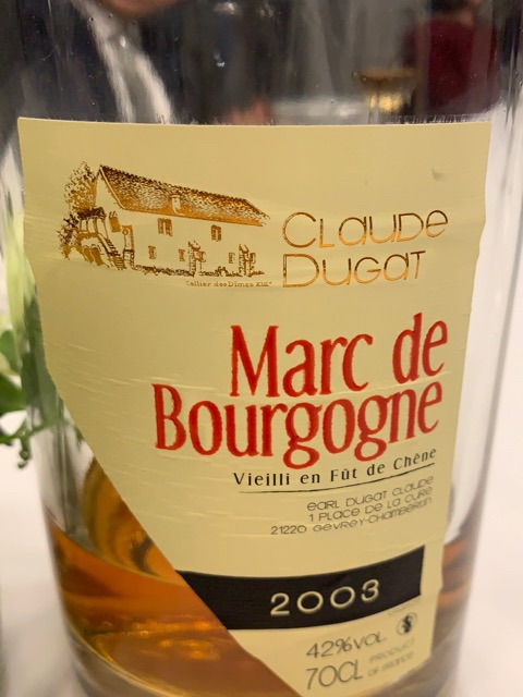 ClaudeDugat Marc de Bourgogne 2003 700ml - メルカリ Marc de