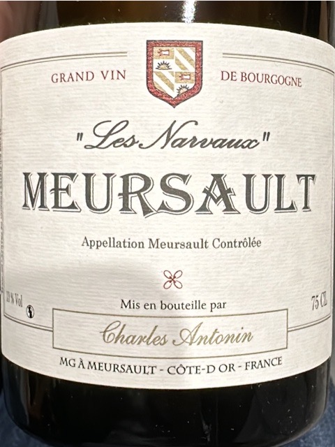 Charles Antonin Meursault 'Les Narvaux' | Vivino Português (Brasil)