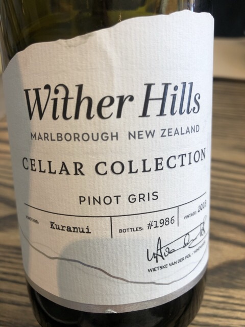 Wither Hills Cellar Collection Pinot Gris Vivino English