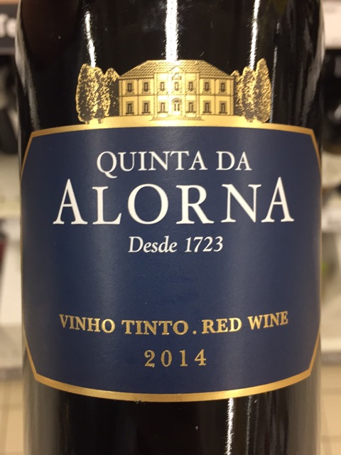Quinta da Alorna Tinto 2014 wine label