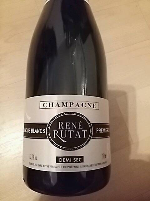 René Rutat Blanc de Blancs Demi Sec Champagne Premier Cru | Vivino
