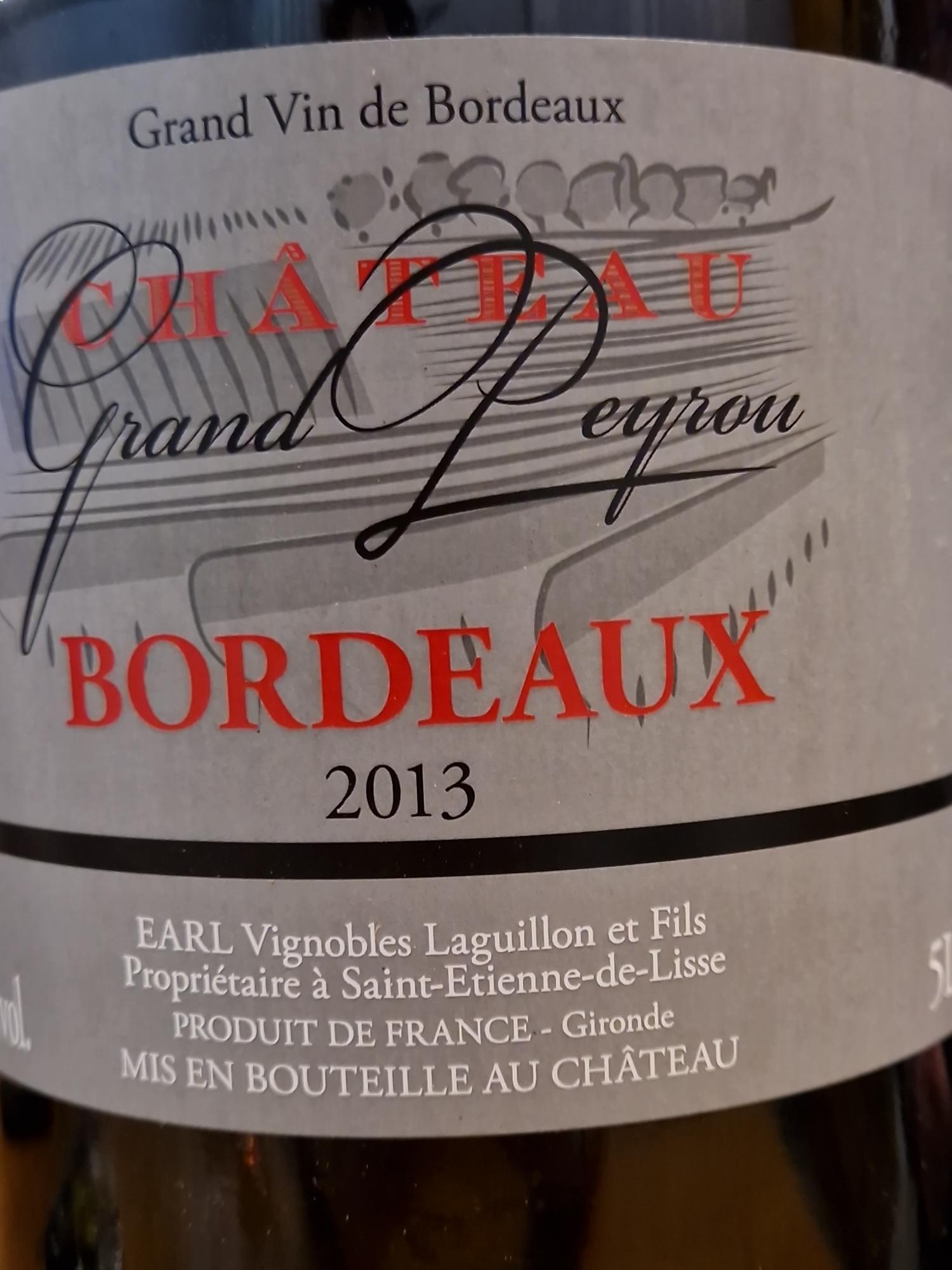 Château Grand Peyrou Castillon Côtes de Bordeaux | Vivino English