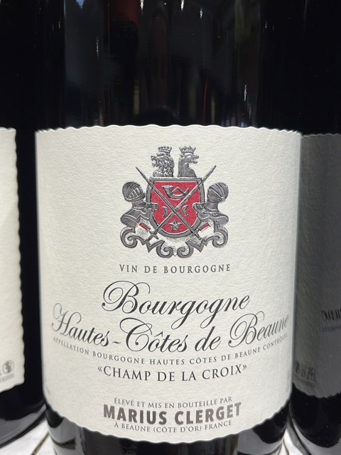 Marius Clerget Bourgogne Hautes-Côtes de Beaune Champ de La Croix